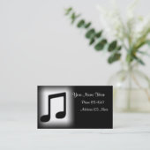 Carte de musique (Debout devant)