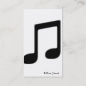 Carte de musique (Dos)