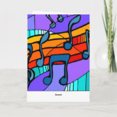 Carte de musique de hip hop (Dos)