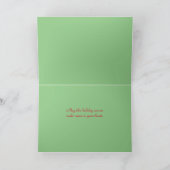 Carte de musique de Noël (Intérieur)