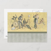 Carte de musique déco (Devant / Derrière)