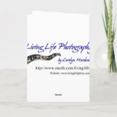 Carte de musique pour les amis (Dos)