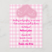 carte de naissance bébé (Devant)