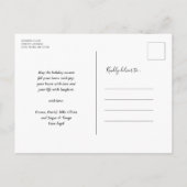 Carte de naissance bébé Fleurs élégantes (Dos)