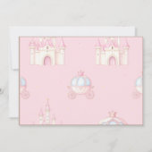 Carte de naissance de bébé princesse rose (Dos)