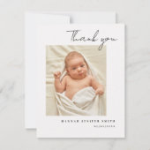 Carte de naissance minimale pour bébé (Devant)