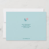 Carte de naissance photo de paon fantaisiste (Dos)