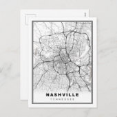 Carte de Nashville (Devant / Derrière)
