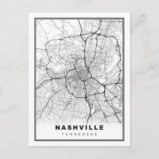Carte de Nashville (Devant)