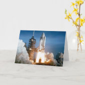 Carte "de navette spatiale" (Fleur jaune)