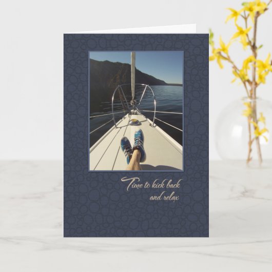 Carte de navigation de retraite (Fleur jaune)