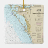 Carte de navigation Sarasota Ornement en céramique (Dos)