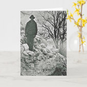 Carte de neige (Fleur jaune)