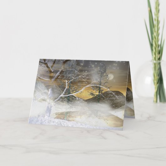 CARTE DE NEIGE HIVER (Devant)