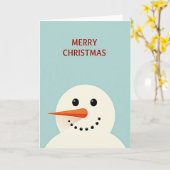 Carte de neige minimale (Fleur jaune)