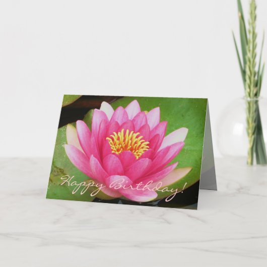 Carte de nénuphar (Devant)