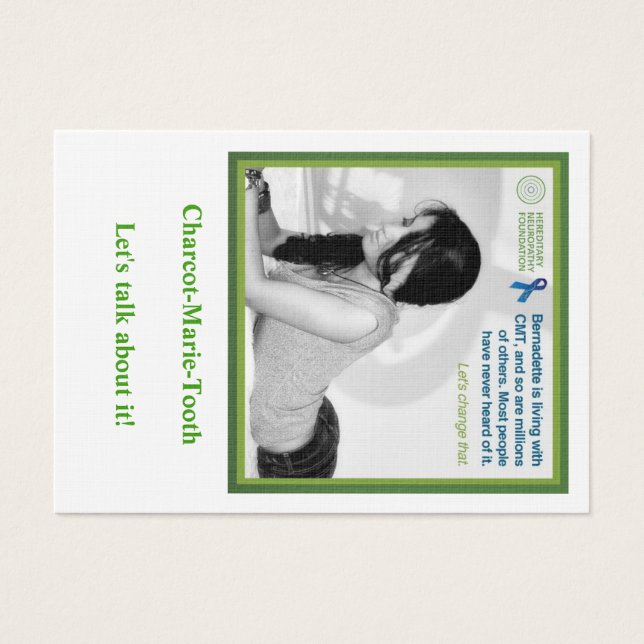 Carte de neuropathie Bernadette (Devant)