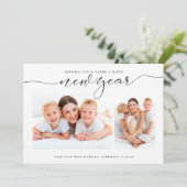 Carte de New Year (Debout devant)