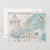 Carte de New York, 1728 (Devant / Derrière)