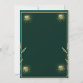 Carte de Nikah islamique avec motif arabe (Dos)