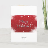 Carte de Noël (Dos)