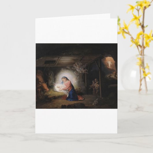 Carte de Noël (Fleur jaune)