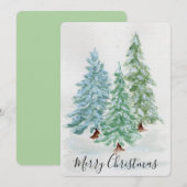 Carte de Noël (Devant / Derrière)