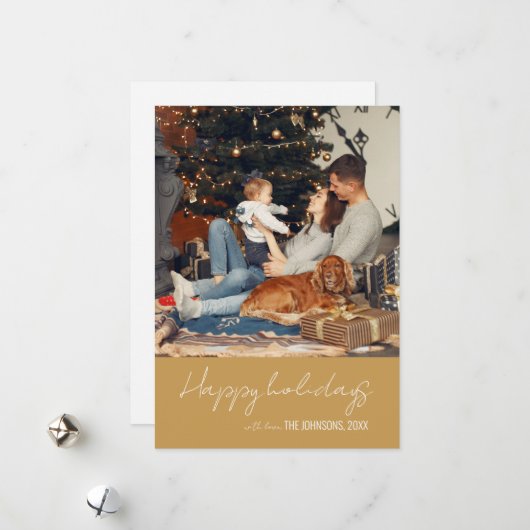 Carte de Noël (Devant/Arrière en situation)