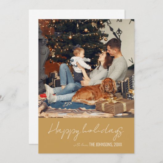 Carte de Noël (Devant / Derrière)