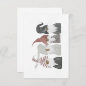 Carte de Noël (Devant / Derrière)