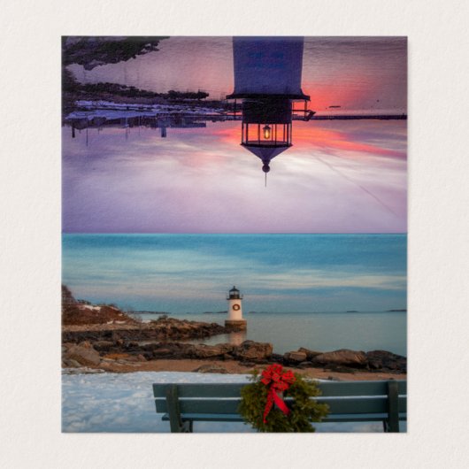 Carte de Noël (Outside Unfolded)