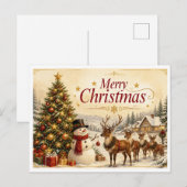 carte de Noël (Devant / Derrière)