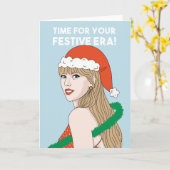 Carte de Noël (Fleur jaune)