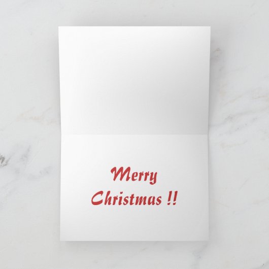 Carte de Noël (Intérieur)