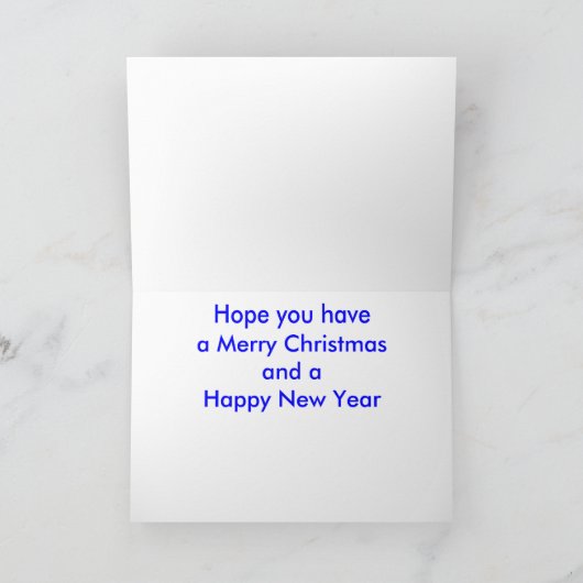 Carte de Noël (Intérieur)