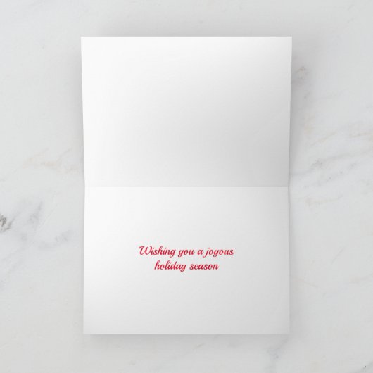 Carte de Noël (Intérieur)