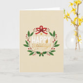 Carte de Noël (Fleur jaune)