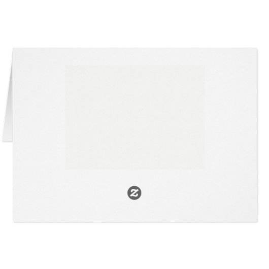 Carte de Noël (Dos Horizontal)