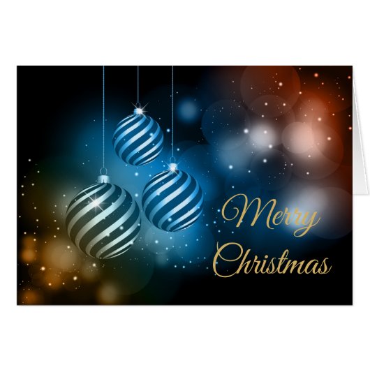 Carte de Noël (Devant horizontal)