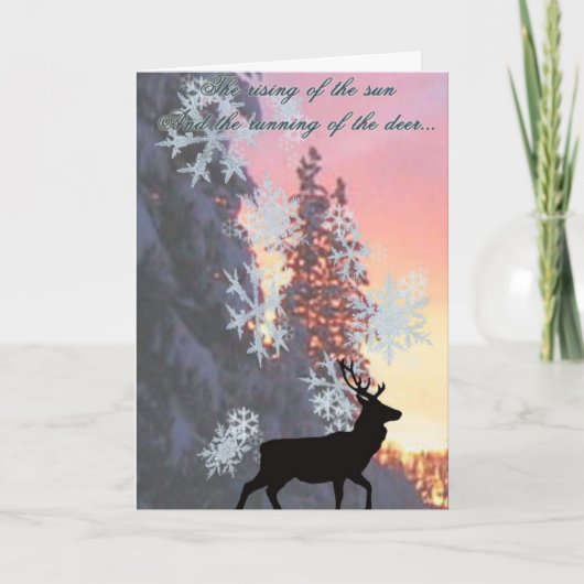 Carte de Noël (Devant)