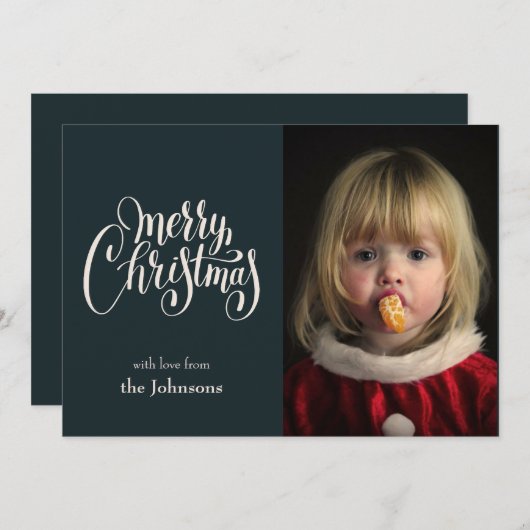 Carte de Noël (Devant / Derrière)