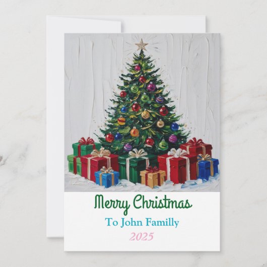 Carte de Noël (Devant)