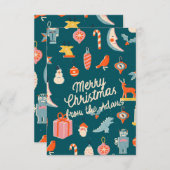 Carte de Noël (Devant / Derrière)