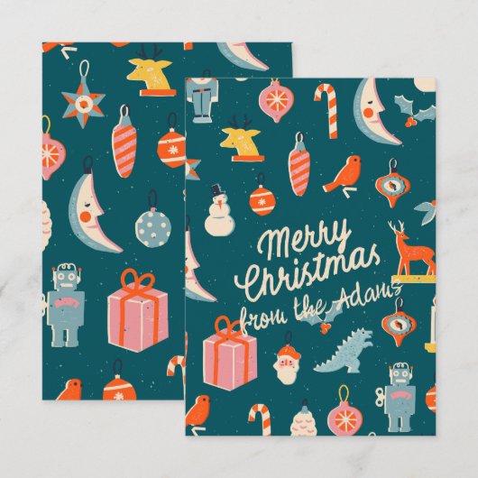 Carte de Noël (Devant / Derrière)