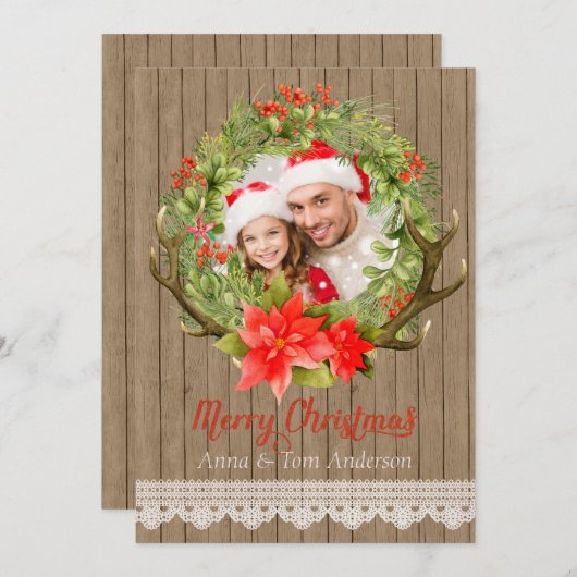 Carte de Noël (Devant / Derrière)