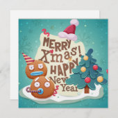 Carte de Noël (Devant / Derrière)