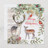 Carte de Noël (Devant / Derrière)