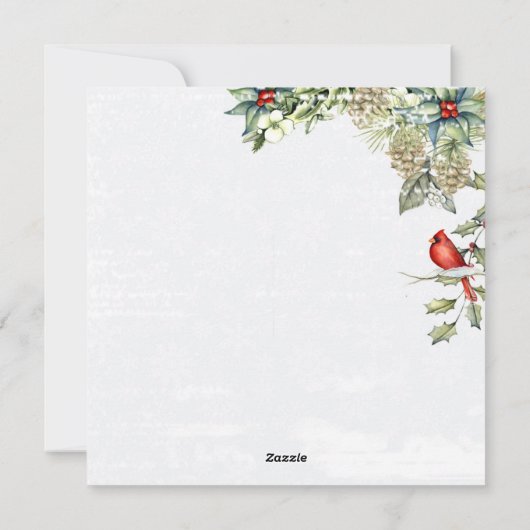 Carte de Noël (Dos)