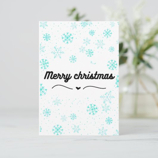 carte de noël (Debout devant)