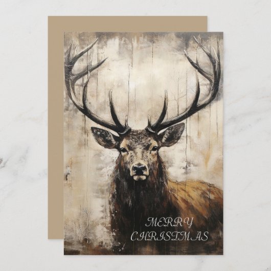 Carte de Noël (Devant / Derrière)